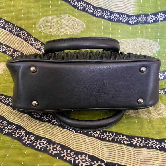 Valentino Orlandi Gunmetal Top Handle East West Hand Bag - Picture 8 of 16